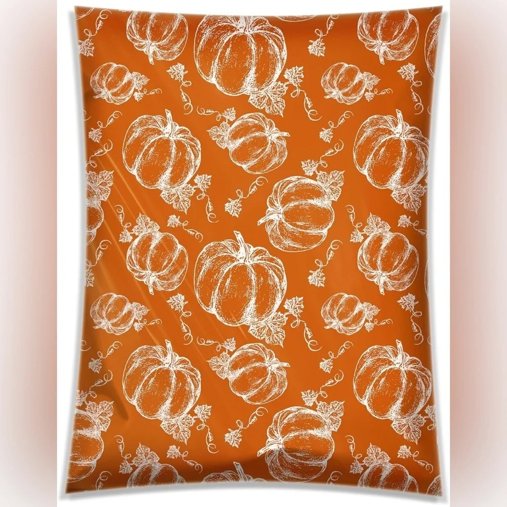 10 Count Polymailer Size Variety Bundle - PUMPKINS (5/6x9 + 5/14x19)